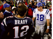 Tom Brady and Peyton Manning. Click image to expand.