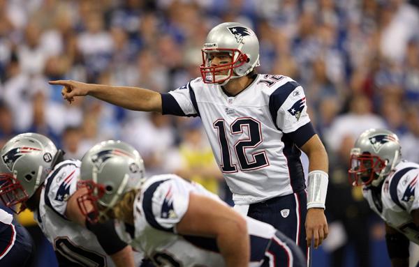 The Patriots' Tom Brady.