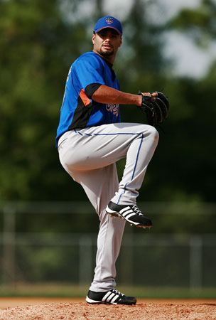 Mets pitcher Johan Santana.