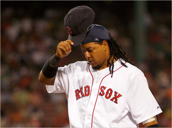 Ex-Red Sox player Manny Ramirez.