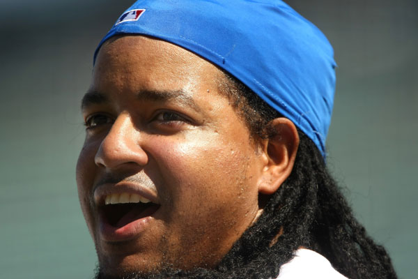 Manny Ramirez of the Los Angeles Dodgers.