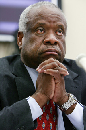 Supreme Court Justice Clarence Thomas.