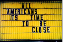 Close sign.
