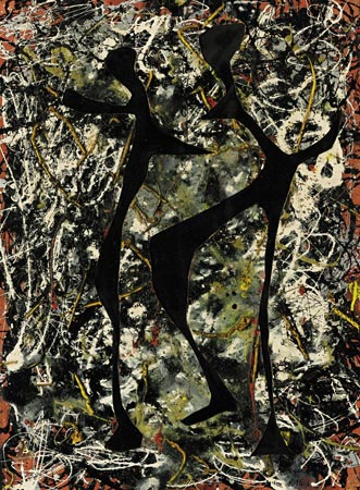 Rhythmical Dance by Jackson Pollock.