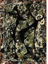 Rhythmical Dance by Jackson Pollock. Click image to expand.