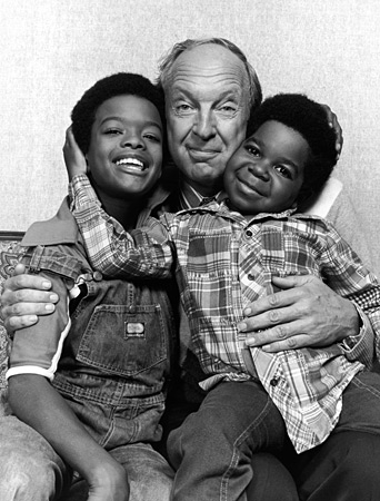 Todd Bridges, Conrad Bain, and Gary Coleman of Diff'rent Strokes.