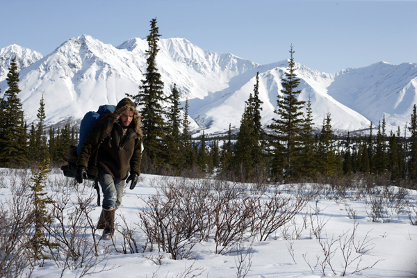 Emile Hirsch as Chris McCandless in Into the Wild.