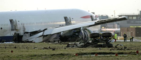 A British Airways jet.