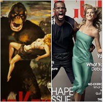 King Kong poster and cover of Vogue. Click image to expand.