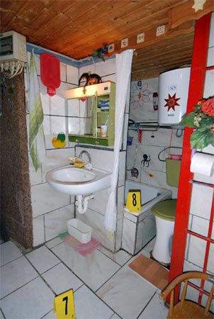 The basement where Josef Fritzl imprisoned his daughter and three of her children.