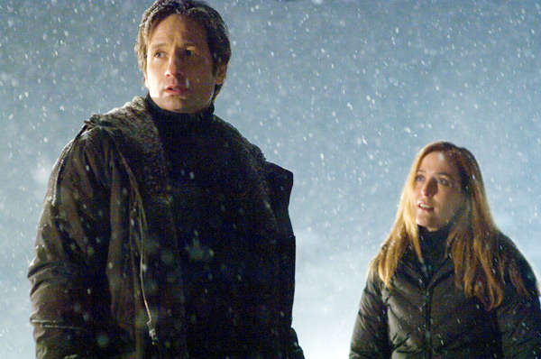 David Duchovny and Gillian Anderson in The X-Files: I Want To Believe.