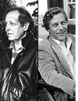 Ted Solotaroff (left) and Rust Hills. 
