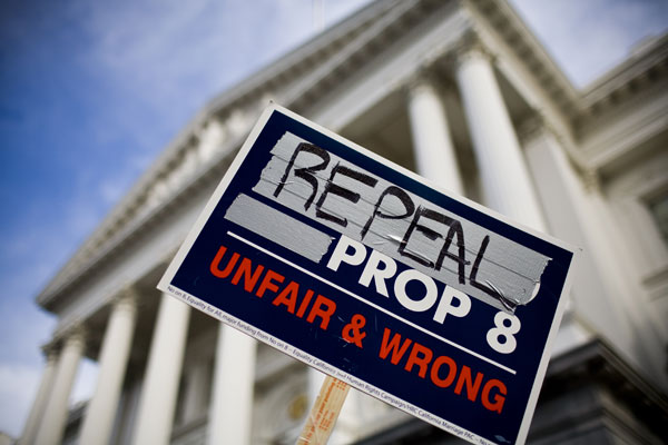 Prop 8 protest.