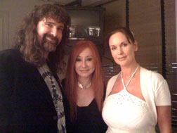 Mick Foley, Tori Amos, and Colette Foley. 