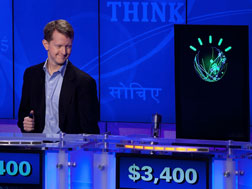 Ken Jennings and 'Watson.' Click image to expand.