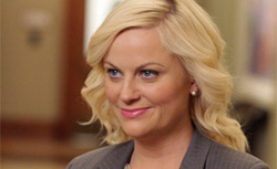 Amy Poehler as Leslie Knope. Click image to expand.