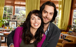Whitney Cummings as Whitney Cummings, Chris D'Elia as Alex Miller in "Whitney." Click image to expand.