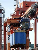 A shipping container in Newark. Click image to expand.