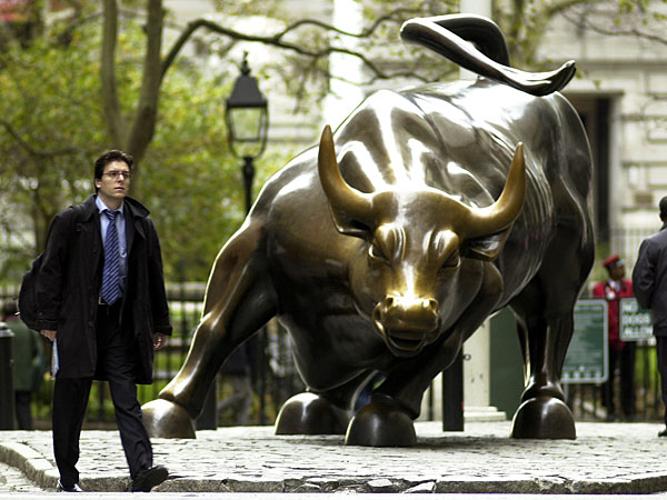 Wall Street bull.