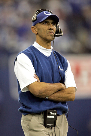 Indianapolis Colts head coach Tony Dungy.