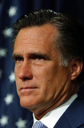 Former Massachusetts Gov. Mitt Romney.