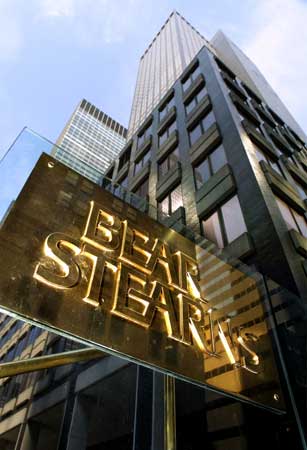 Bear Stearns offices in New York City.