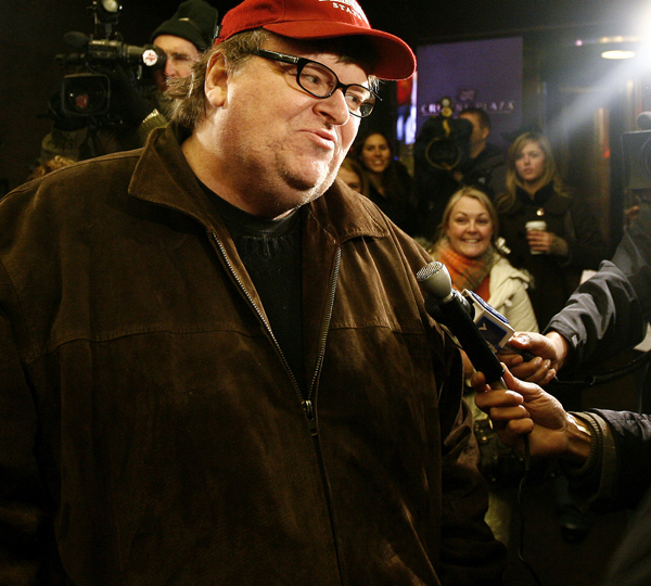 Sicko director Michael Moore.