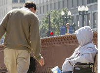 Panhandling. Click image to expand
