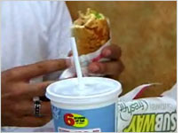 Subway lunch
