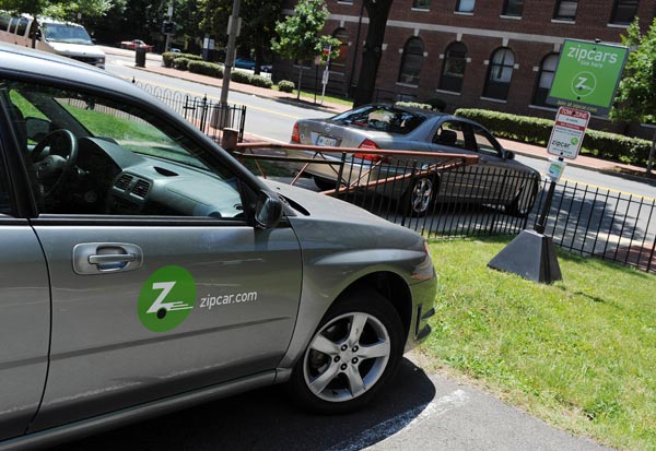 A Zipcar.
