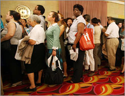 Job Fair Held In New York City. Click image to expand.