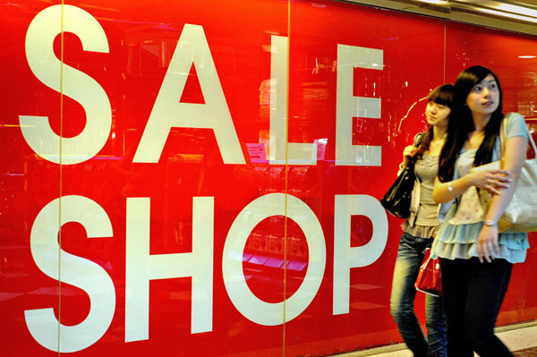 Chinese shoppers.