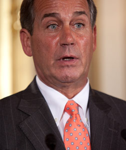 House Minority Leader Rep. John Boehner. Click image to expand.