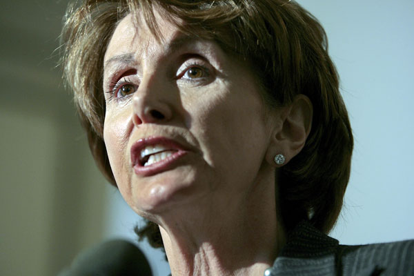 House Minority Leader Nancy Pelosi.