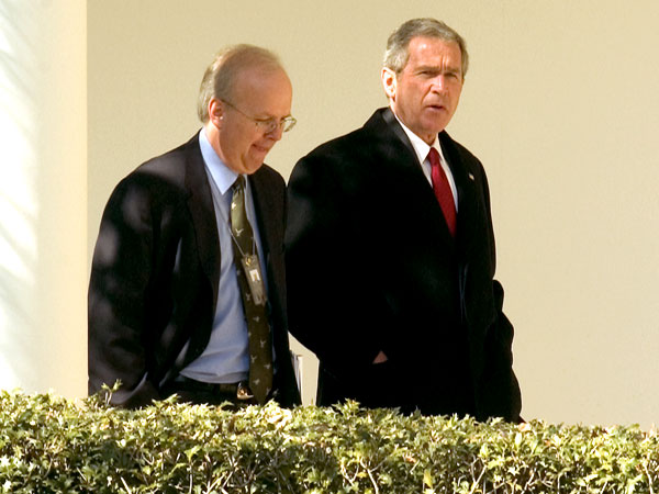 Karl Rove and George W. Bush