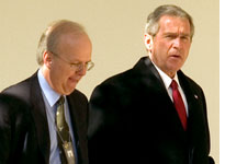 Karl Rove and George W. Bush. Click image to expand.