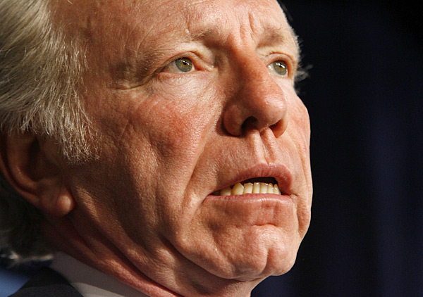 Sen. Joe Lieberman.
