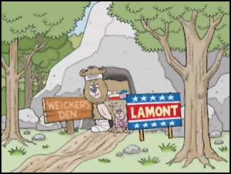 Lieberman ad still.