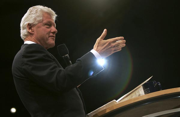Former President Bill Clinton.