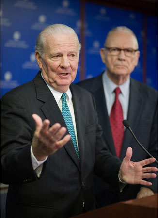 James Baker with Lee Hamilton.