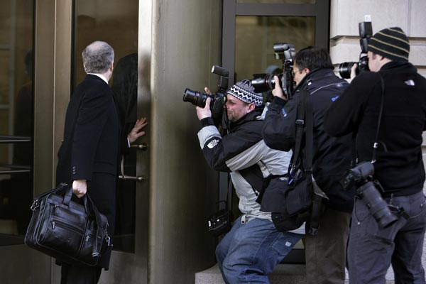 Scooter Libby arrives at the courthouse.