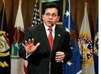Attorney General Alberto Gonzales. Click image to expand.