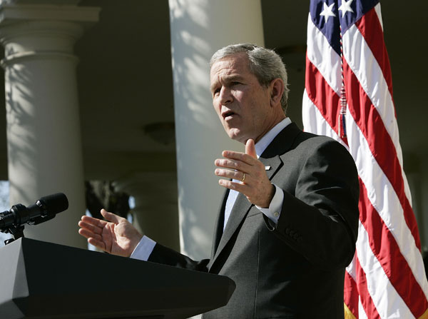 President George W. Bush.