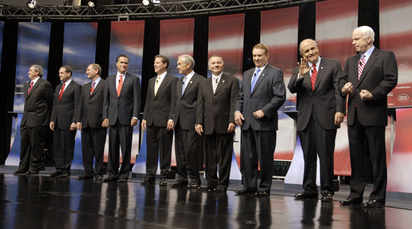 Republican presidential candidate debate.