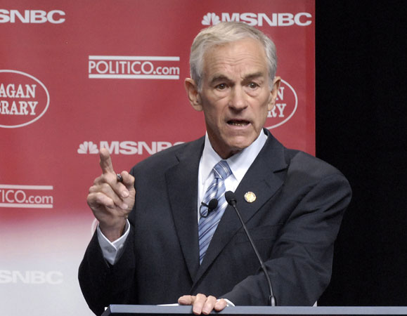 Rep. Ron Paul of Texas.