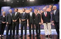 Democratic Debate. Click image to expand.