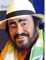 Luciano Pavarotti. Click image to expand.