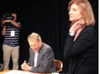 Charlie Rose and Ariana Huffington. Click image to expand.