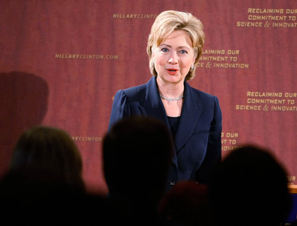 Sen. Hillary Clinton.