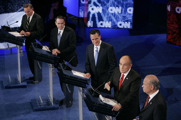 The CNN/YouTube Republican presidential debate.